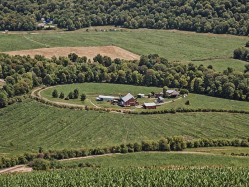West Virginia farming landscape